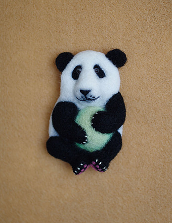Panda with ball